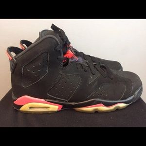 Jordan Kids Sneakers Black and Red